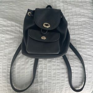 Coach mini black backpack